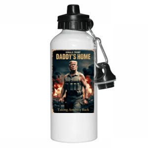 Daddys Home Donald Trump Inauguration Aluminum Water Bottle