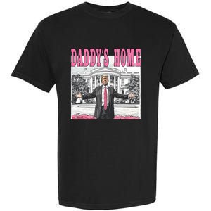 Daddys Home Donald Trump Won I Will Be Home For Christmas Garment-Dyed Heavyweight T-Shirt