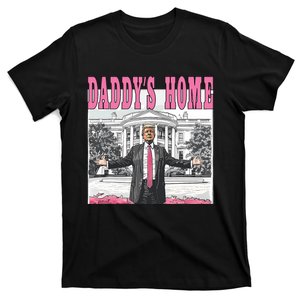 Daddys Home Donald Trump Won I Will Be Home For Christmas T-Shirt