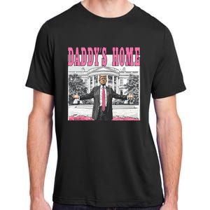 Daddys Home Donald Trump Won I Will Be Home For Christmas Adult ChromaSoft Performance T-Shirt