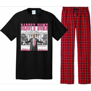 Daddys Home Donald Trump Won I Will Be Home For Christmas Pajama Set