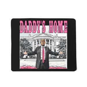 Daddys Home Donald Trump Won I Will Be Home For Christmas Mousepad