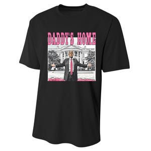 Daddys Home Donald Trump Won I Will Be Home For Christmas Performance Sprint T-Shirt