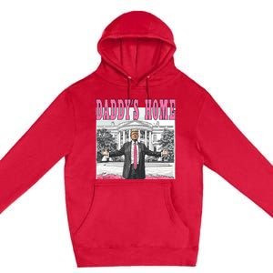 Daddys Home Donald Trump Won I Will Be Home For Christmas Premium Pullover Hoodie