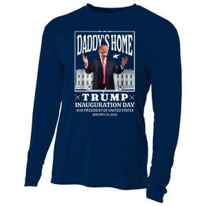 Daddy Home Donald Trump Inauguration Day 2025 Cooling Performance Long Sleeve Crew