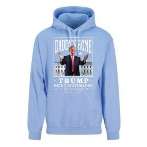 Daddy Home Donald Trump Inauguration Day 2025 Unisex Surf Hoodie