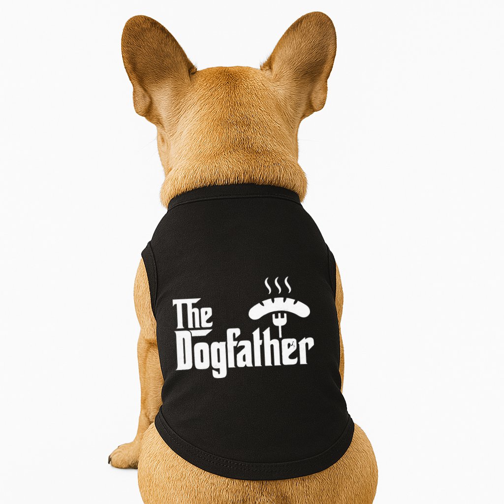 Dogfather Hot Dog Papa Bbq Grilling Grill Daddy Doggie Tank