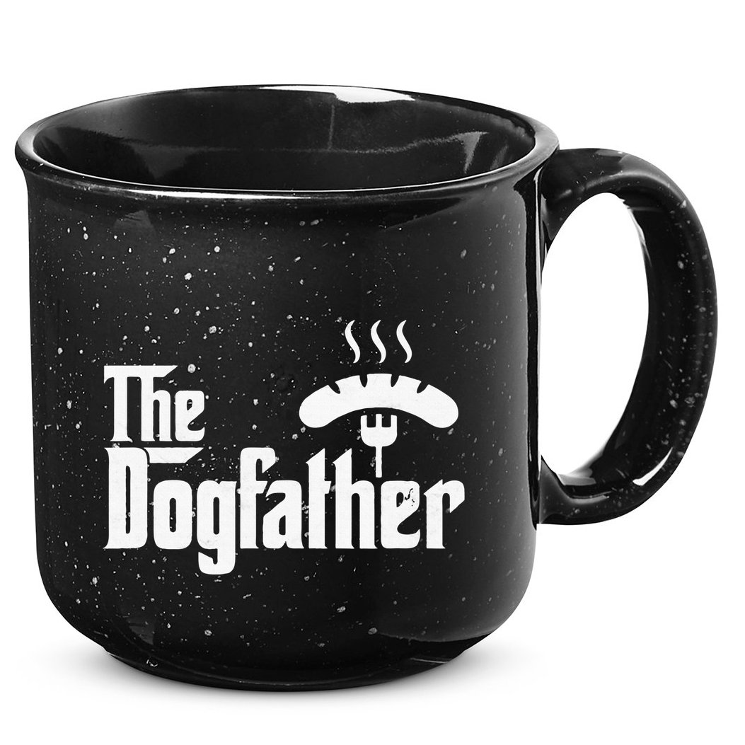 Dogfather Hot Dog Papa Bbq Grilling Grill Daddy 15oz Campfire Ceramic Mug