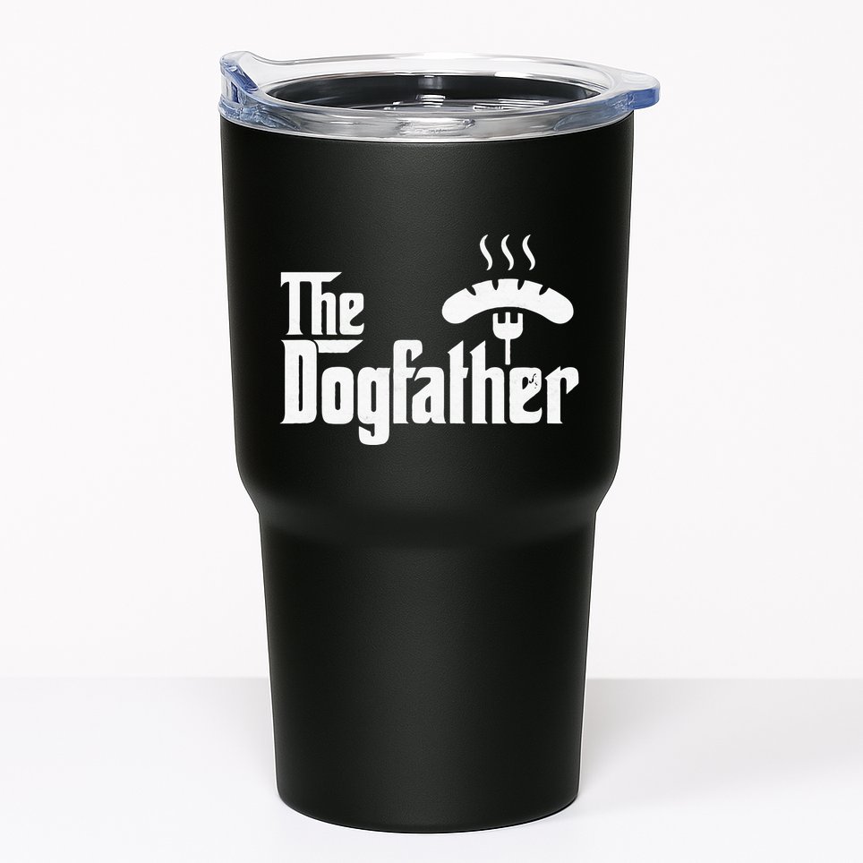 Dogfather Hot Dog Papa Bbq Grilling Grill Daddy Tumbler