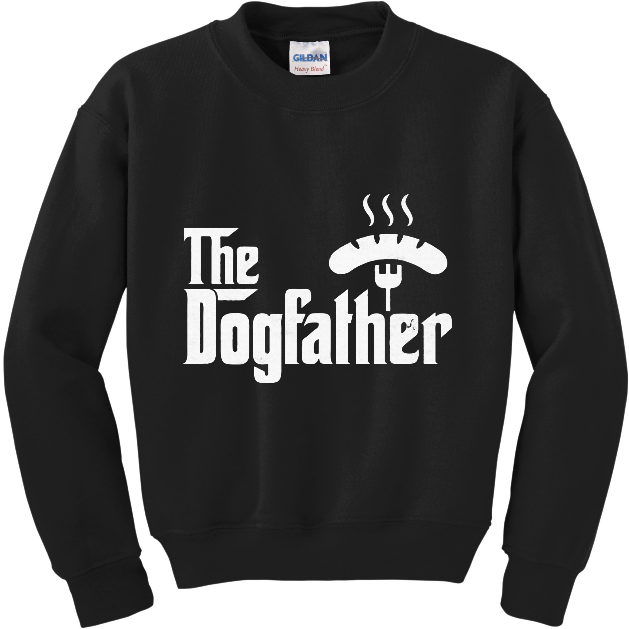 Dogfather Hot Dog Papa Bbq Grilling Grill Daddy Kids Sweatshirt