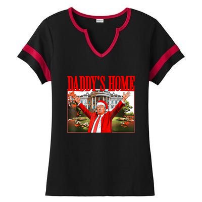 DaddyS Home Ladies Halftime Notch Neck Tee