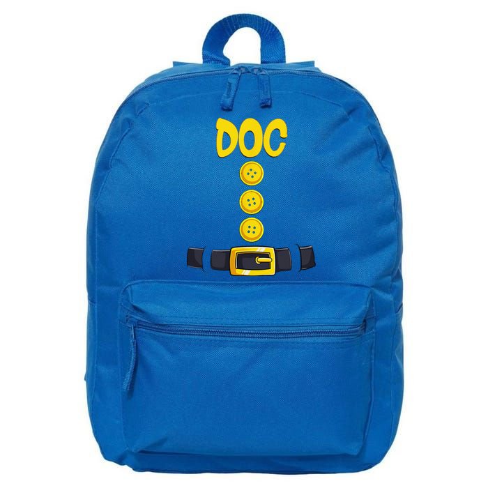 Doc Halloween Dwarf Costume Color Matching 16 in Basic Backpack