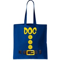 Doc Halloween Dwarf Costume Color Matching Tote Bag