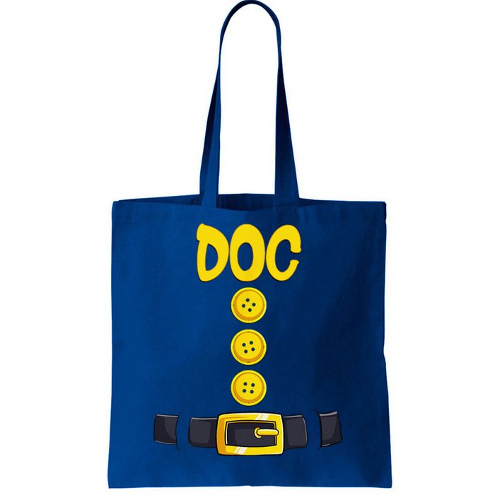 Doc Halloween Dwarf Costume Color Matching Tote Bag