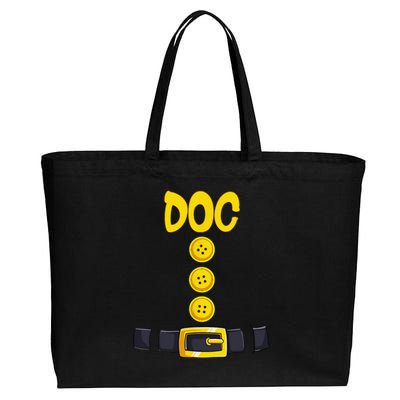 Doc Halloween Dwarf Costume Color Matching Cotton Canvas Jumbo Tote