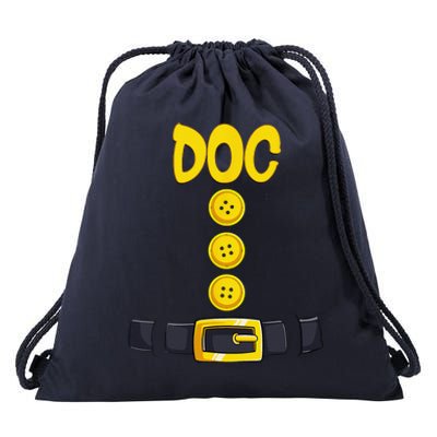 Doc Halloween Dwarf Costume Color Matching Drawstring Bag