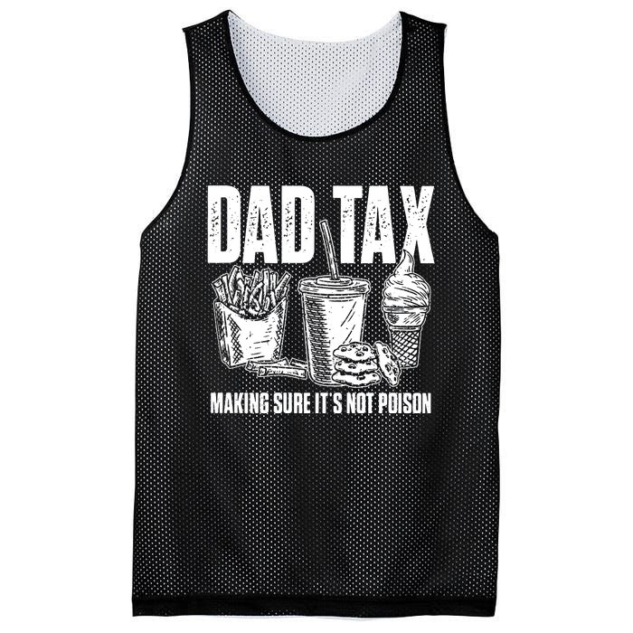 Daddy Humorous Dad Tax Mesh Reversible Basketball Jersey Tank