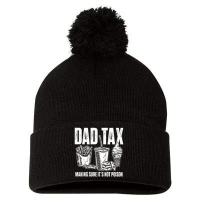 Daddy Humorous Dad Tax Pom Pom 12in Knit Beanie