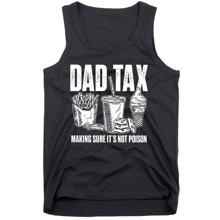 Daddy Humorous Dad Tax Tank Top