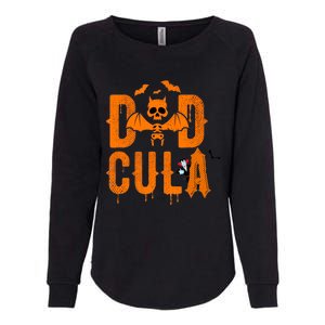 Dad Halloween Dracula Costume Funny Dadcula Man Gift Womens California Wash Sweatshirt