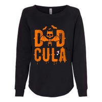 Dad Halloween Dracula Costume Funny Dadcula Man Gift Womens California Wash Sweatshirt