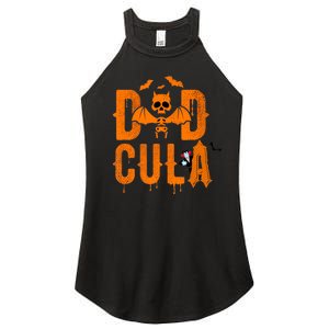 Dad Halloween Dracula Costume Funny Dadcula Man Gift Women's Perfect Tri Rocker Tank