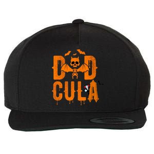 Dad Halloween Dracula Costume Funny Dadcula Man Gift Wool Snapback Cap