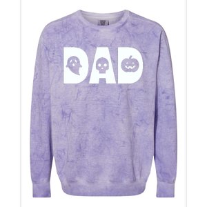 Dad Halloween Colorblast Crewneck Sweatshirt