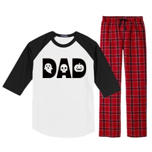 Dad Halloween Raglan Sleeve Pajama Set