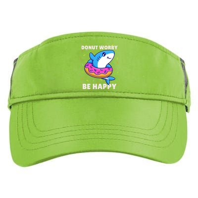 Donut Humor Donut Worry Shark Donuts Funny Donut Doughnut Cool Gift Adult Drive Performance Visor