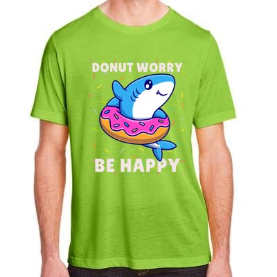 Donut Humor Donut Worry Shark Donuts Funny Donut Doughnut Cool Gift Adult ChromaSoft Performance T-Shirt