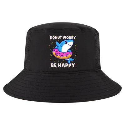 Donut Humor Donut Worry Shark Donuts Funny Donut Doughnut Cool Gift Cool Comfort Performance Bucket Hat