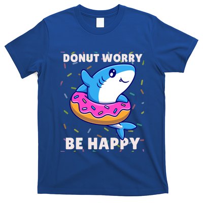 Donut Humor Donut Worry Shark Donuts Funny Donut Doughnut Cool Gift T-Shirt