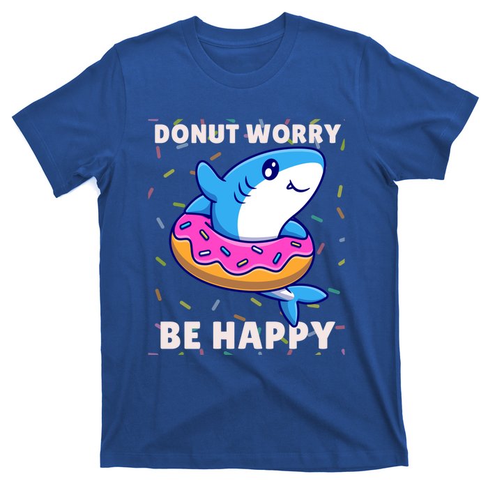 Donut Humor Donut Worry Shark Donuts Funny Donut Doughnut Cool Gift T-Shirt