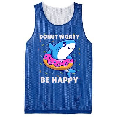 Donut Humor Donut Worry Shark Donuts Funny Donut Doughnut Cool Gift Mesh Reversible Basketball Jersey Tank