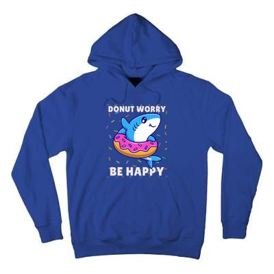 Donut Humor Donut Worry Shark Donuts Funny Donut Doughnut Cool Gift Tall Hoodie