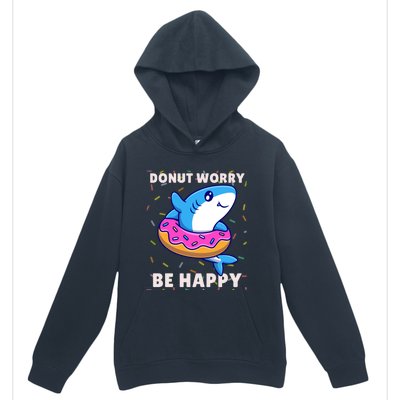 Donut Humor Donut Worry Shark Donuts Funny Donut Doughnut Cool Gift Urban Pullover Hoodie