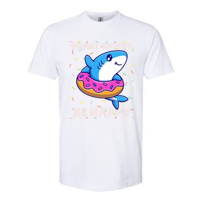 Donut Humor Donut Worry Shark Donuts Funny Donut Doughnut Cool Gift Softstyle CVC T-Shirt