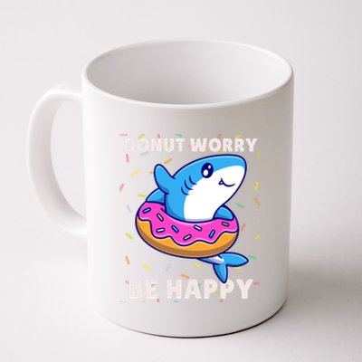 Donut Humor Donut Worry Shark Donuts Funny Donut Doughnut Cool Gift Coffee Mug