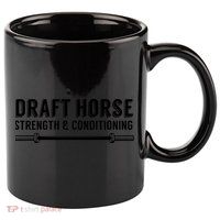 Draft Horse 11oz C Handle Ceramic Mug