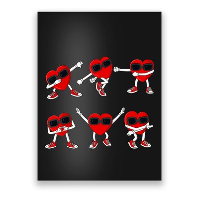 Dancing Hearts Dance Challenge Valentines Day Boy Girl Poster