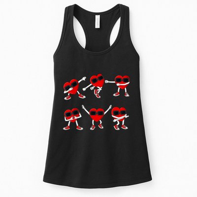 Dancing Hearts Dance Challenge Valentines Day Boy Girl Womens Tank Top