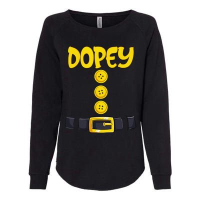 Dopey Halloween Dwarf Costume Color Matching Dopey Womens California Wash Sweatshirt