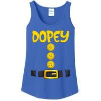 Dopey Halloween Dwarf Costume Color Matching Dopey Ladies Essential Tank