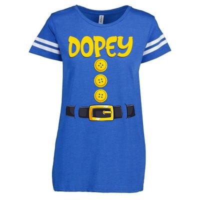 Dopey Halloween Dwarf Costume Color Matching Dopey Enza Ladies Jersey Football T-Shirt