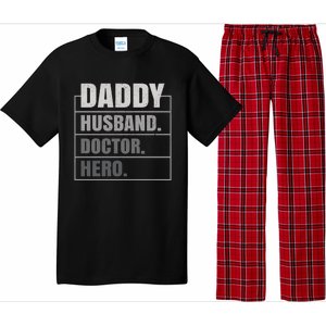 Daddy Husband Doctor Hero Fathers Day Gift Pajama Set