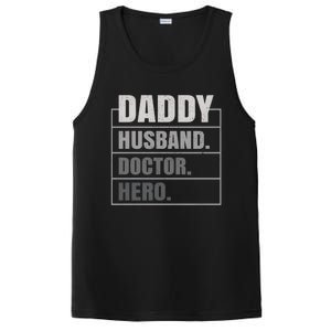 Daddy Husband Doctor Hero Fathers Day Gift PosiCharge Competitor Tank