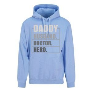 Daddy Husband Doctor Hero Fathers Day Gift Unisex Surf Hoodie