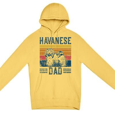 Dog Havanese Dad Premium Pullover Hoodie