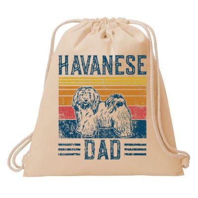 Dog Havanese Dad Drawstring Bag